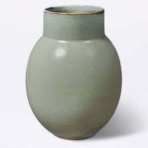 Green grey ceramic studio Mcgee vase by threshold